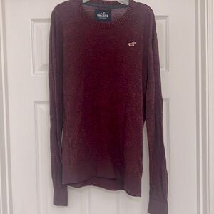 Men’s lightweight crew neck sweater Hollister sz M medium
